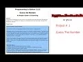 Python Tutorial v3 2 5 Project 1 - Guess the Number