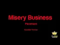 Paramore - Misery Business (Karaoke Version)