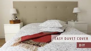 how to sew a duvet cover bedding set ep 1