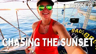 [Ep 73] When the Sail Takes Twice as Long & You Chase the Sunset | Sailing Baja Mexico