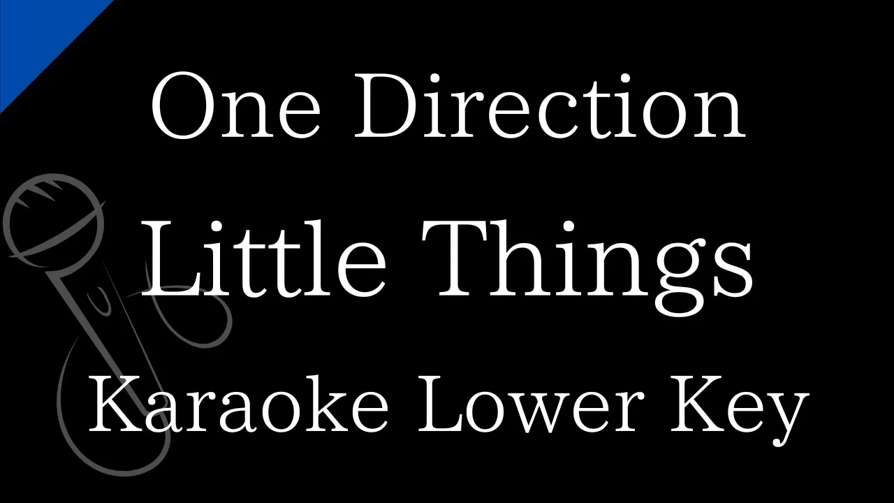 【Karaoke Instrumental】Little Things / One Direction【Lower Key】 【Karaoke Instrumental】Little Things / One Direction【Lower Key】