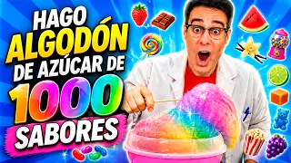 Hago ALGODÓN DE AZÚCAR DE 1000 SABORES !! ¿A qué sabrá? | El Gallinero de Mike