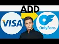 How To Add Visa Gift Card To Onlyfans 2026