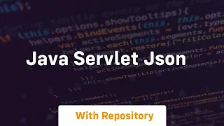 java servlet json