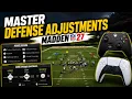 HOW TO USE NEWLY UPDATED DEFENSIVE ADJUSTMENTS IN MADDEN 27