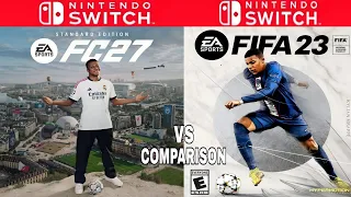 EA FC 27 Vs FIFA 23 Nintendo Switch