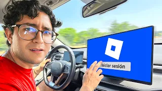 Probé ROBLOX en MI COCHE 🚗😱