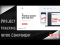 Project tracking intro component Frontendmentor Challenge How to design a landing page