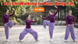10 Minute Tai Chi Walking Workout for Weight Loss, Improve Balance, Flexibility & Mobility