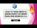 USER INPUT OUTPUT IN C GETLINE TUTORIALS FOR BEGINNERS