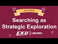 3 Searching as Strategic Exploration Using Library Databases Academic Search Ultimate