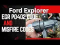 EGR and Misfire Check Engine Codes 1997 Ford to Fix