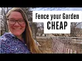 The Cheapest Garden Fence that Actually Works Snow Fence