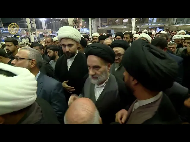 ⁣مجلس الفاتحة الذي أقامته الحوزة العلمية في النجف الأشرف على روح السيد الشهيد حسـ.ـن نـ.ـصـر الله(رض)