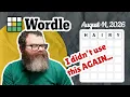 I forgot again Wordle August 11 2026