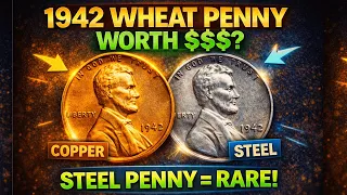 1942 Wheat Penny Value Copper vs Steel - Worth Thousands