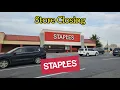 Closing Staples Whitehall PA