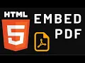 Embed PDF - HTML5 Tutorials in Hindi Urdu