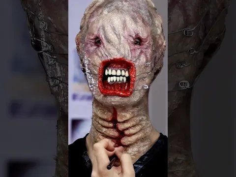 The Chatterer - full tutorial on channel❤️‍🔥👹 #hellraiser #halloweenmakeup #