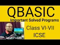 Qbasic important solved programs Qbasic Loops For-Next loop While-wend Loop Do-While loop