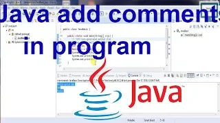 7 Java add comments in program