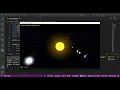 3D Solar System Simulation Computer Graphics Project Python OpenGL