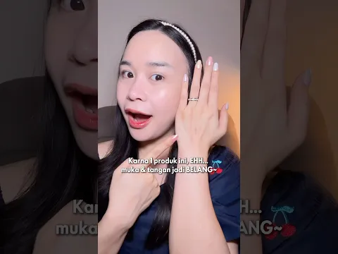 Wajah & tangan belang karna 1 produk ini!!✨