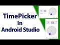 How to Implement Time Picker Dialog in Android Studio