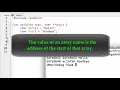 045 Char arrays and pointers Welcome to the course C programming