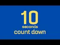 10 seconds timer countdown timer number color yellow blue background blue screen