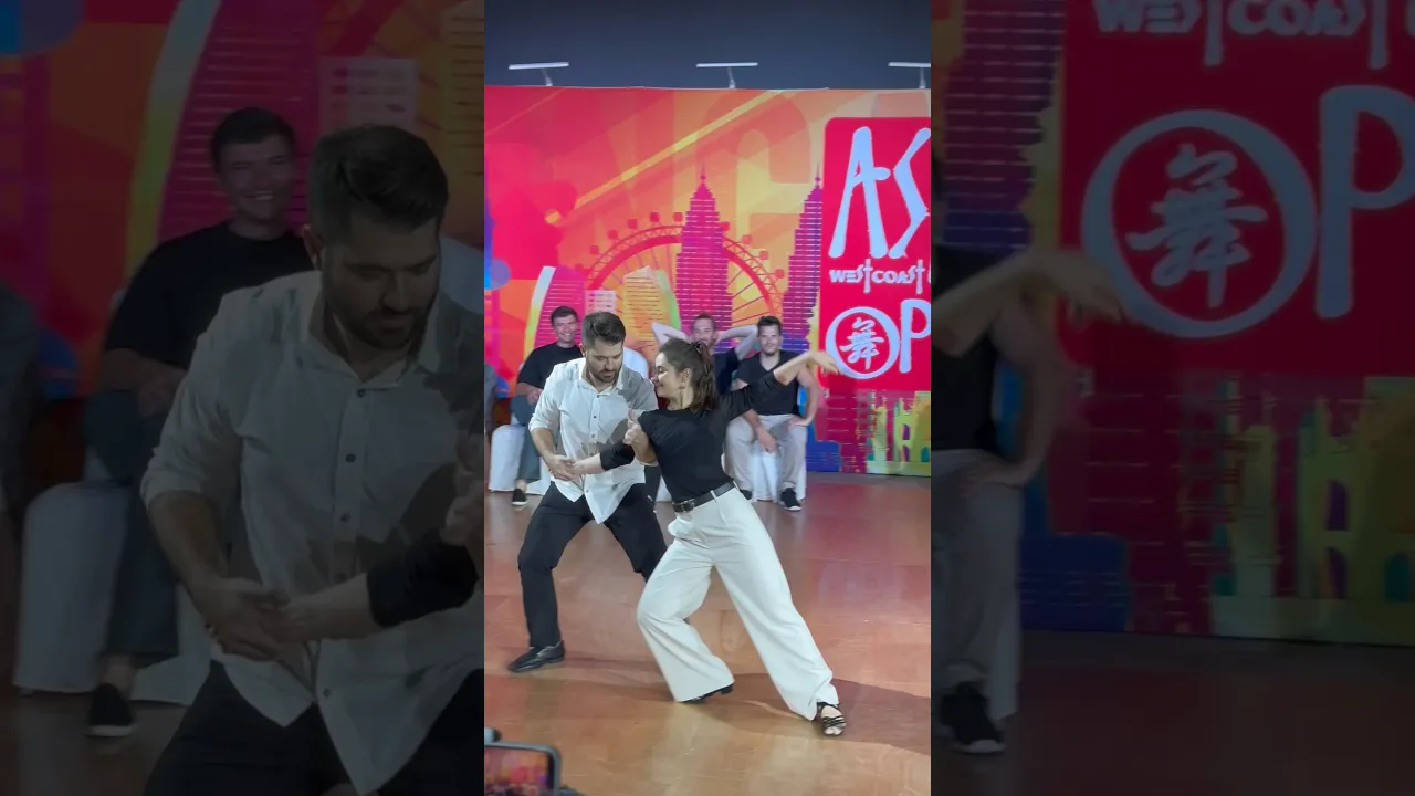 West Coast Swing Improvisation Part 1 #semionmaria #westcoastswing #modernswing #improvisation