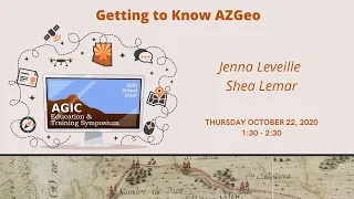 Getting to Know AZGeo
