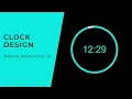 Create a Clock Using radialIndicator js