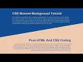CSS Skewed Background Tutorial Pure Html and Css Coding