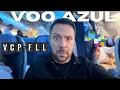 Azul flight from Campinas to Fort Lauderdale Everything in the plane cabin Economy Class