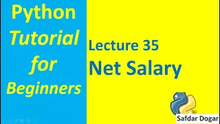 Python Program Calculate Net Salary Python Tutorial for Beginners