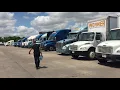 Tour of Werner Terminal Dallas TX Part 2 Bobtail parking trailer lot entrance gate turn-off