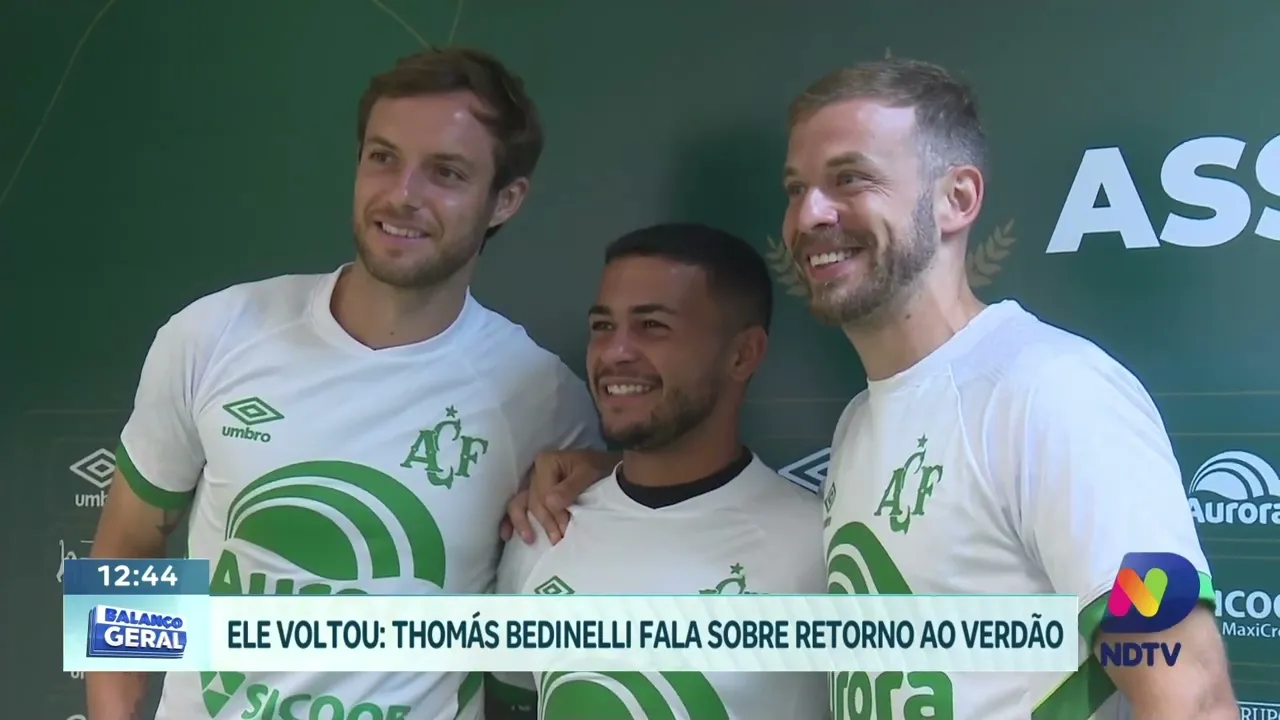 Reforços de Peso: Chapecoense Apresenta Thomas Bedinelli, Tárik e Robinho