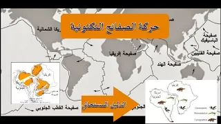 حركة الصفائح التكتونية أدلة زحزحة القارات 