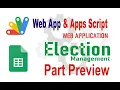 Preview Election management Apps - Apps Script