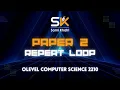 Repeat Until Loop O level Paper 2 Computer Science 2210 Post Conditional Loop