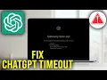 How To Fix ChatGPT 504 Gateway Timeout Error