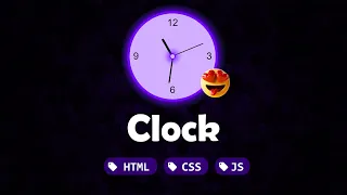 ASMR Programming - Analog Clock with HTML CSS and JavaScript Step-by-Step Tutorial