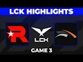 KT vs HLE Game 3 Highlights LCK 2026 Rounds 3-4 KT Rolster vs Hanwha Life Esports