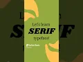 Download Lagu Learning Lettering | Serif Typeface  #digitalhandlettering #typography #serif #font