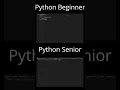 Senior vs junior python factorial function making
