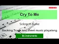 Lagu Solomon Burke Cry To Me Tenor Sax Clarinet Sheet Music and Backing Track