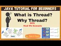 What is Thread in java Importance of Java Threads why Java thread Java for Beginners