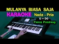 Download Lagu MULANYA BIASA SAJA - Pance Pondaag | KARAOKE Nada Pria, HD