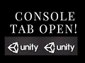 Console window not Appearing in Unity3d SOLVED